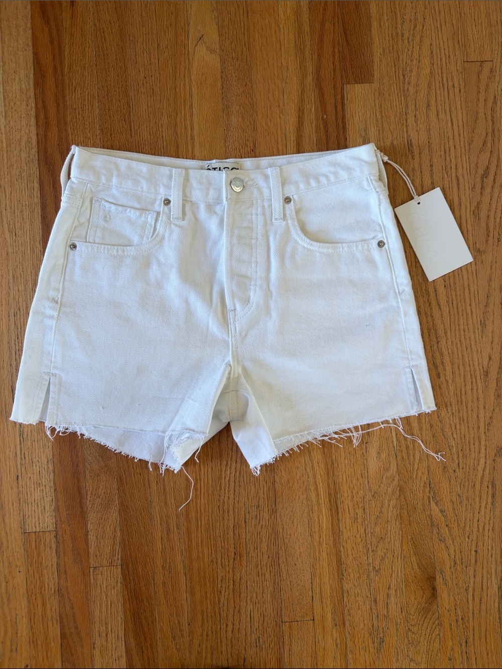 Etica Haven Relaxed Short in Vintage White